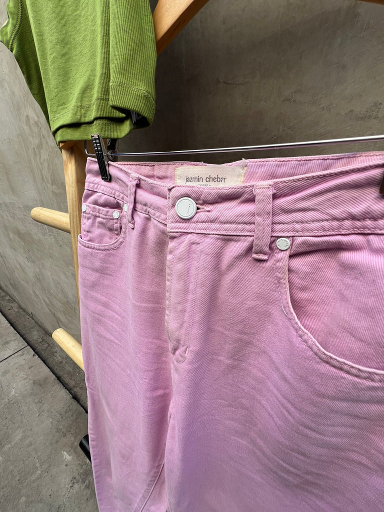 Jeans rosados Jazmin Chebar talla 23