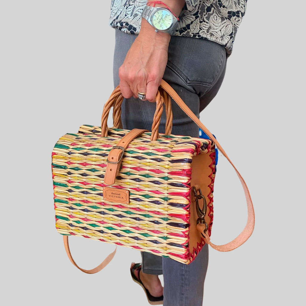 Basket bag con tirante Victoria Handmade T.U