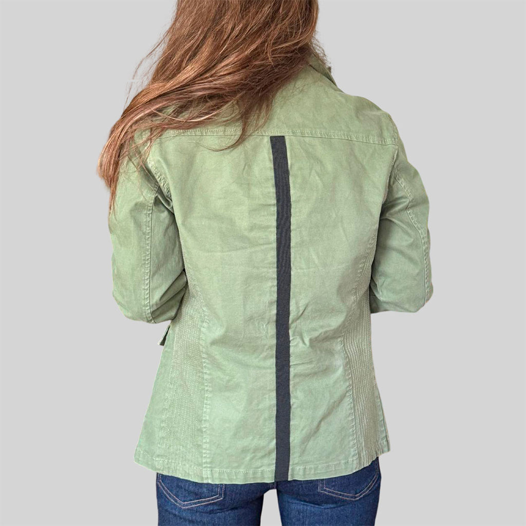 Chaqueta aplicaciones verde Reiko talla S