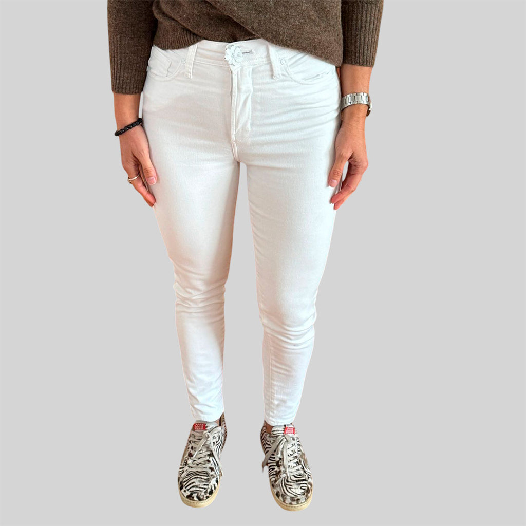 Jeans blancos  Jazmin Chebar talla 24