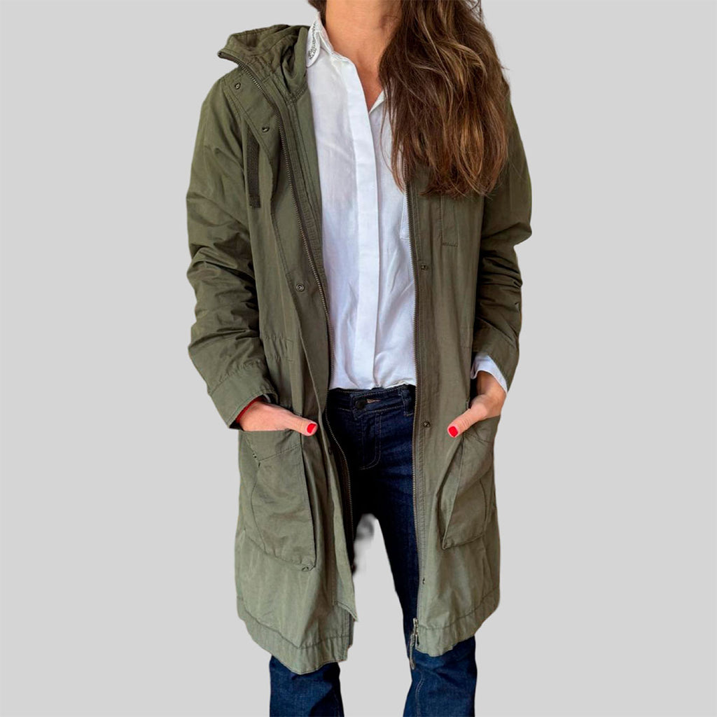 Chaqueta verde Uniqlo talla S