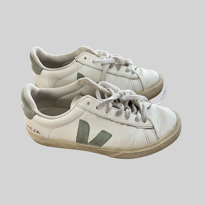 Zapatillas blancas gris Veja talla 38