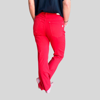 Jeans rojos Jazmin Chebar talla 26