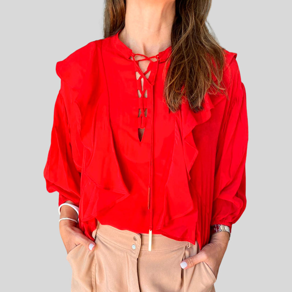 Blusa roja Cher talla 1