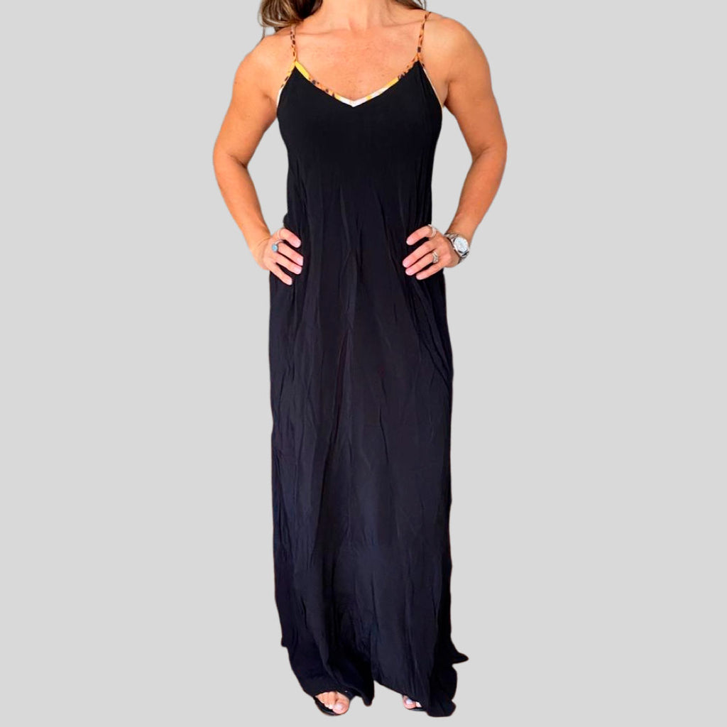 Vestido negro Singolare talla 36